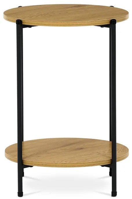 Autronic BONTEC Odkladací stolík 44x44cm, mdf, divoký dub, CT-G1005 OAK Farba: Hnedá