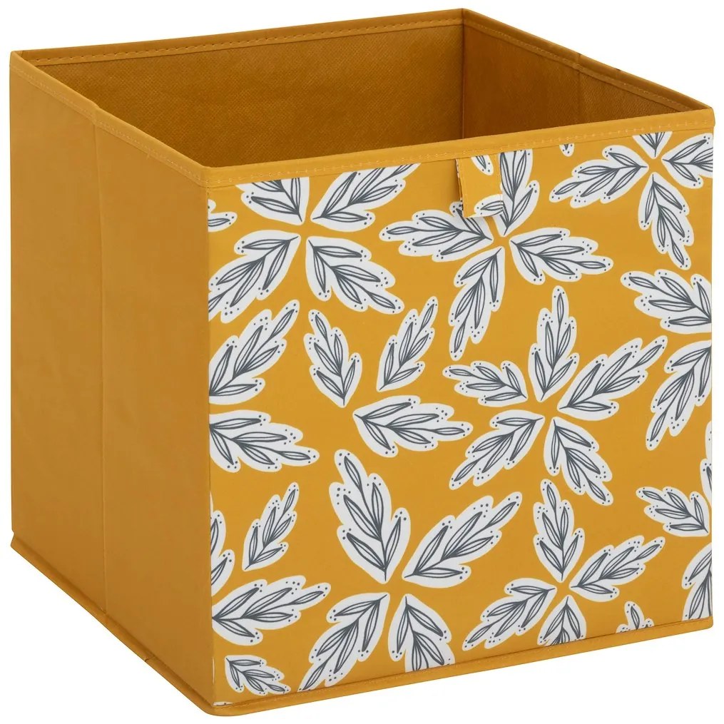 Úložný box Folia, 31x31x31 cm, žltá