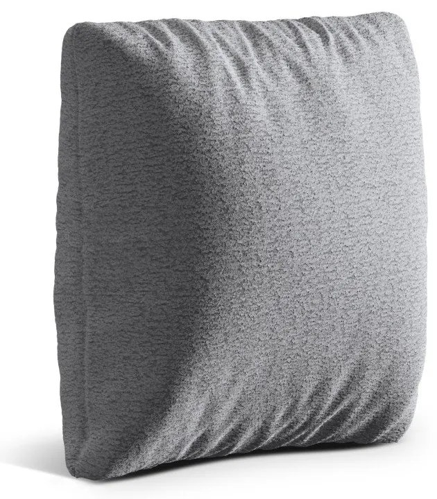 Svetlosivý vankúš na gauč z textílie buklé Kemi – Cosmopolitan Design