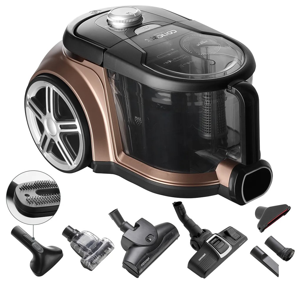 Concept VP5240n bezvreckový vysávač 4A RADICAL Pet Expert, 800 W