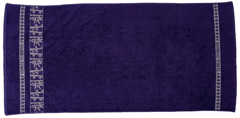Bambusový uterák BAMBOO 50x90 cm fialový, 70% bambusové vlákno | 30% bavlna