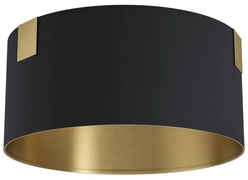 Eglo 39963 - Stropné svietidlo TORTOLA 1xE27/40W/230V čierna/zlatá