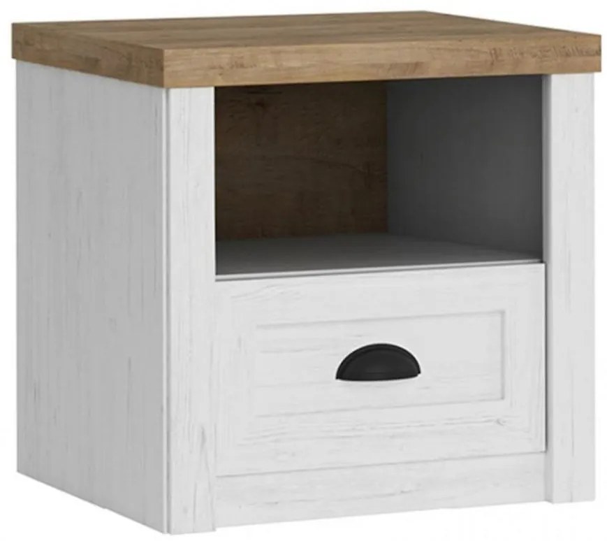 Nočný stolík Prowansja SN borovica andersen/dub lefkas