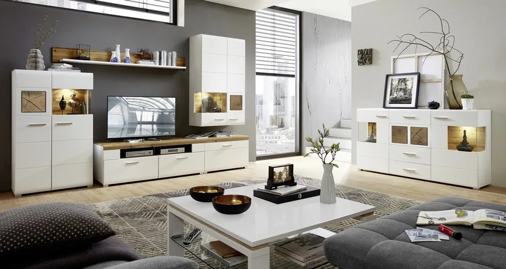 Obývacia stena Fun plus, s osvetlením