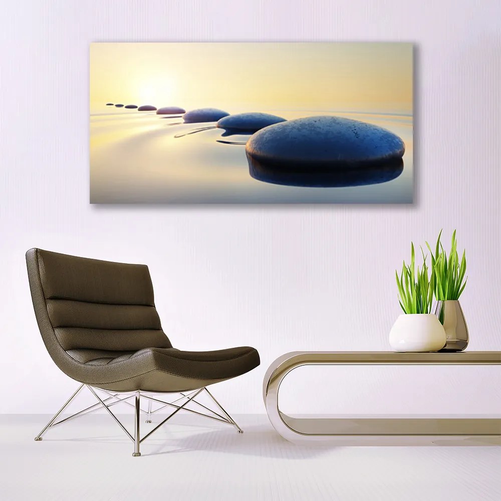 Obraz plexi Kamene vo vode kúpele 120x60 cm