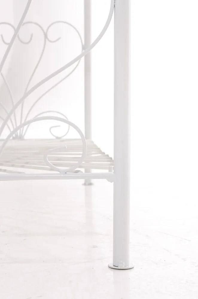 Kovová polica regál Maia - Biela