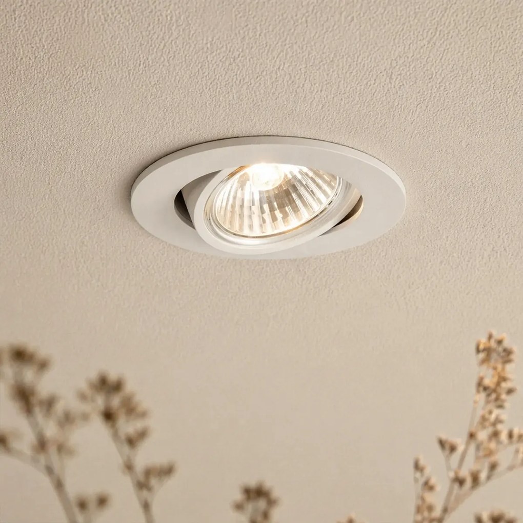 Inteligentné zapustené bodové svietidlo biele, naklápacie, vrátane WiFi GU10 - Cisco