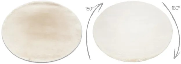 Koberec BUNNY slonia kosť kruh