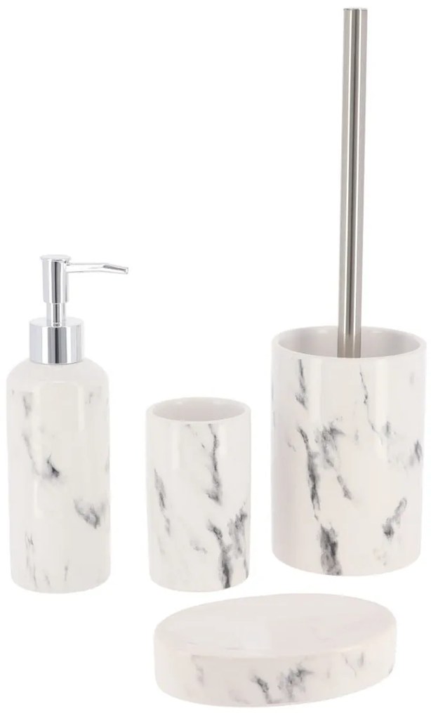 WC kefa Nardi Marble, s chrómovými prvkami