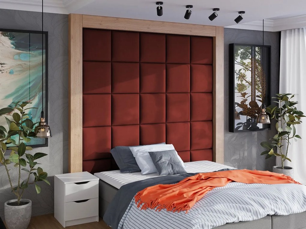 Čalúnený stenový panel Pag 42x42, Farba čalúnenia:: Abriamo 06