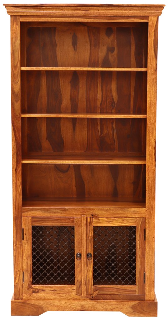 furniture-nabytek.cz - Knižnica na knihy 100x45x200 z masívu palisander