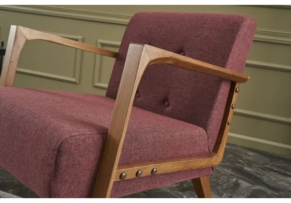 Kreslo DELI červené