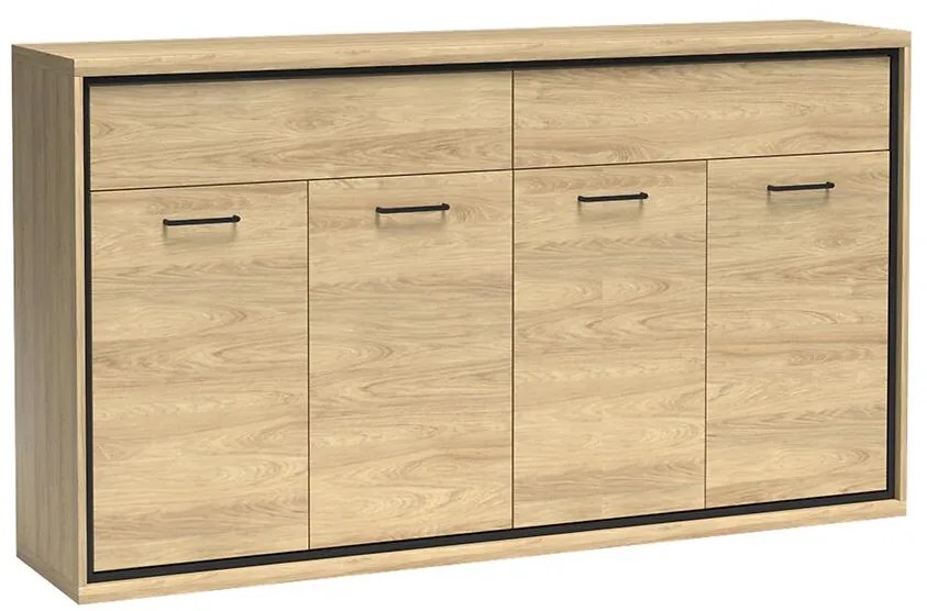 Komoda M8 Mediolan Natural Hikora