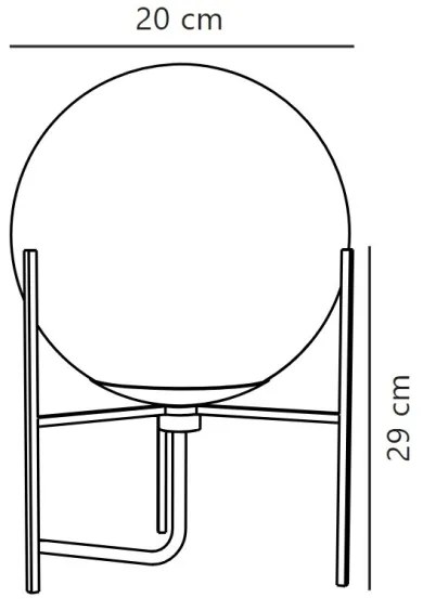 Nordlux - Stolná lampa ALTON 1xE14/15W/230V zlatá