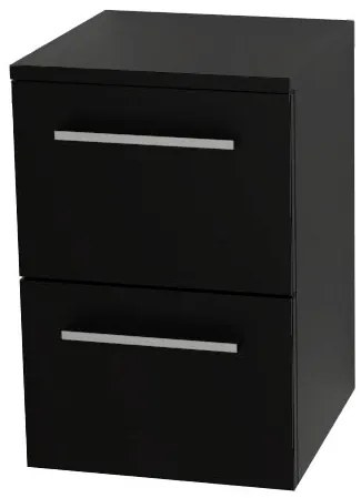 Mereo Bino, kúpeľňová skrinka spodná 50 cm, Multidecor, Čierna Supermat, MER-CN694CIPM