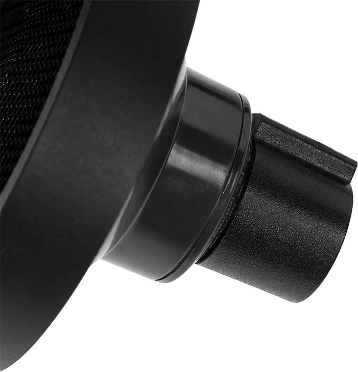 Moderné 3-fázové koľajnicové bodové svetlo čierne - Master 111 Honey