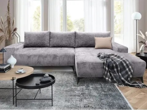 Rohová sedačka Mauro, holubia sivá látka, pravý roh%