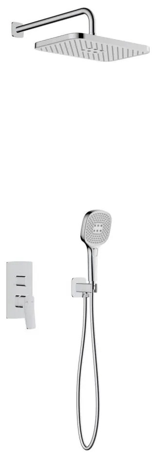 KFA Armatura 4529-501-00 - Sprchová súprava s podomietkovou batériou MALAGA, lesklý chróm