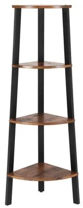 Knižnica NAVARO hnedá/čierna