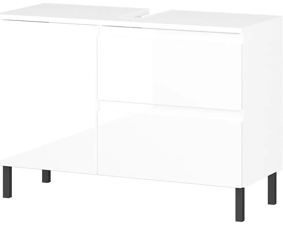Biela skrinka pod umývadlo 80x56 cm Salinas - Germania