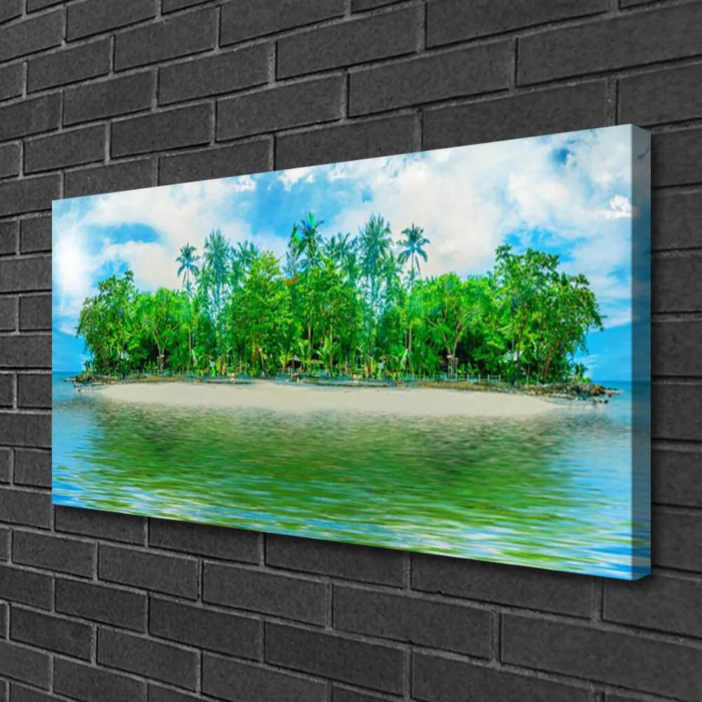 Obraz Canvas More ostrov krajina 120x60 cm