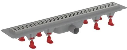 Ceramia S-Line sprchový žľab multi 65 cm plast chrom lesk čtverečky ZLAB70