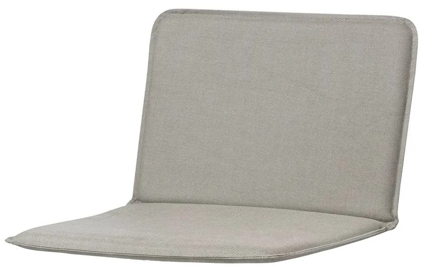 Blomus Vonkajší sedák s opierkou na stoličku YUA 75x46 cm sivý