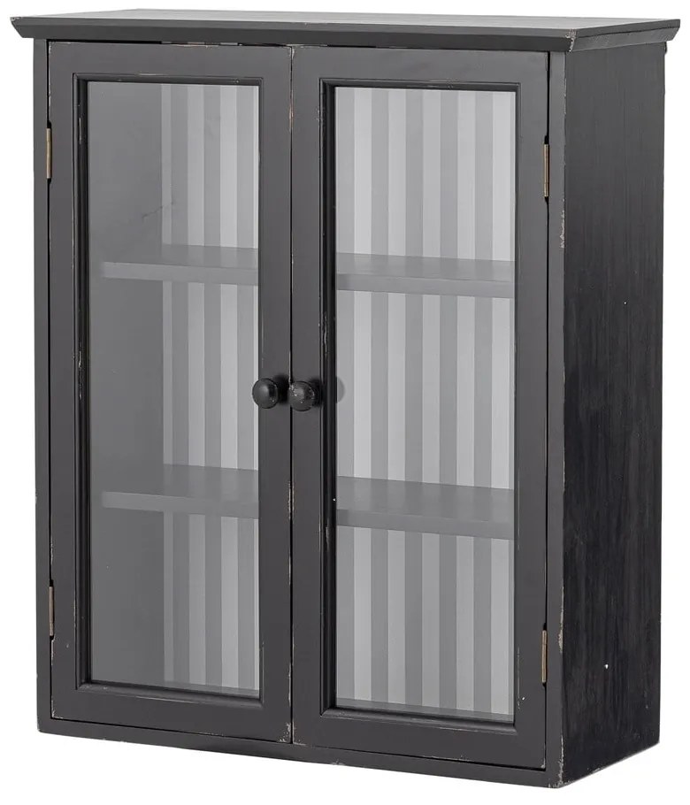 Čierna závesná vitrína z jedľového dreva 51,5x66,5x22,5 cm Hazem – Bloomingville