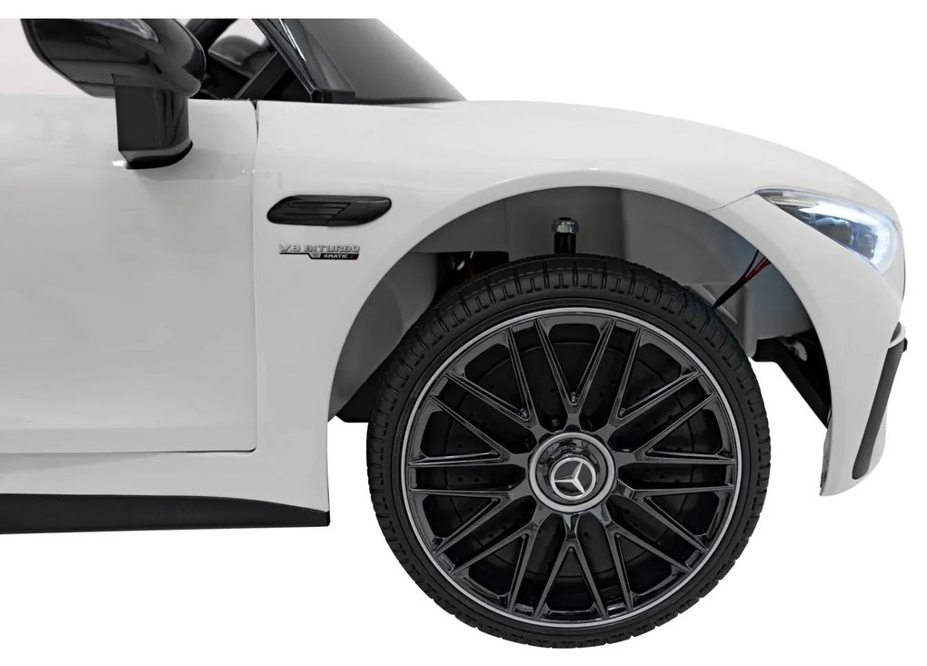Elektrické autíčko Mercedes Benz AMG SL63 - biele