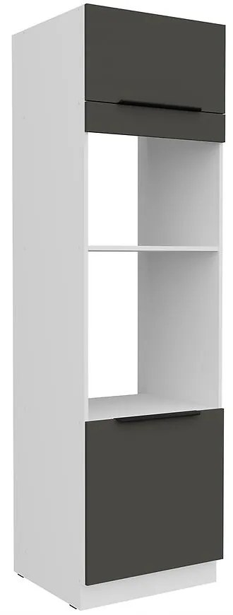 Kuchynská skrinka Aria-Gr/Wh Anti Fingerprint 60dpm-210 2f