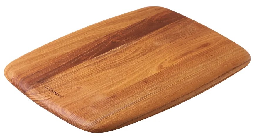 Doska na krájanie veľká Teak 35.6 x 27.9 x 1.9 cm - GAYA Wooden - 593734
