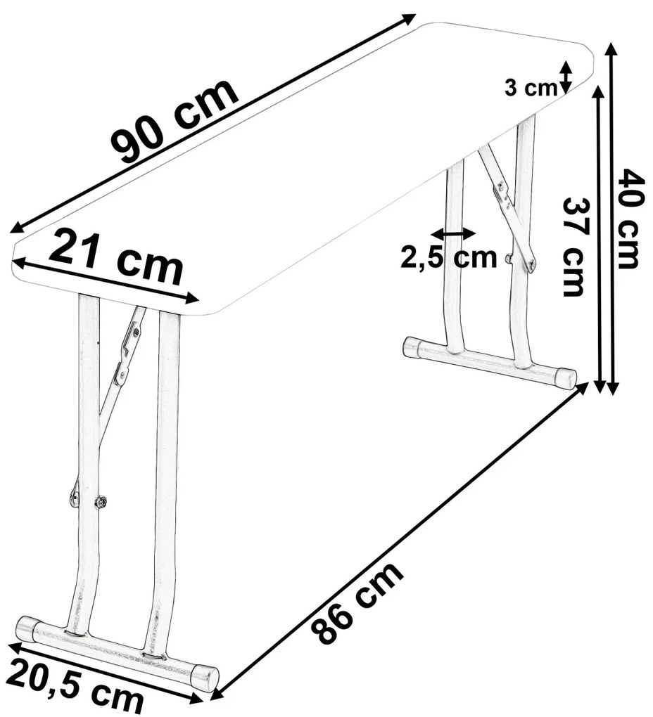 Cateringová súprava STANLEY biela