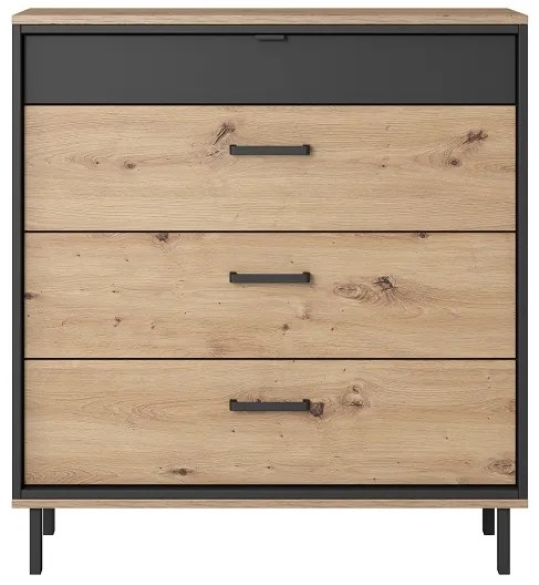 Zásuvková komoda Nest - dub artisan/antracit