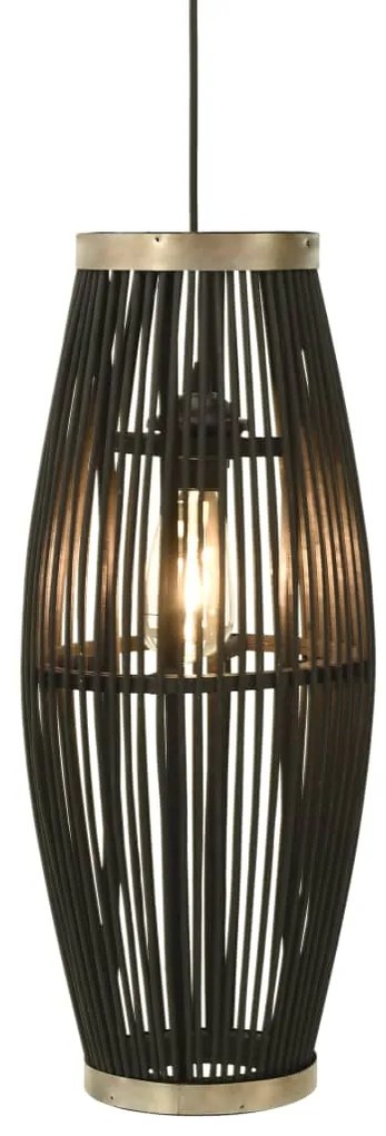 Čierna závesná lampa WILLOW