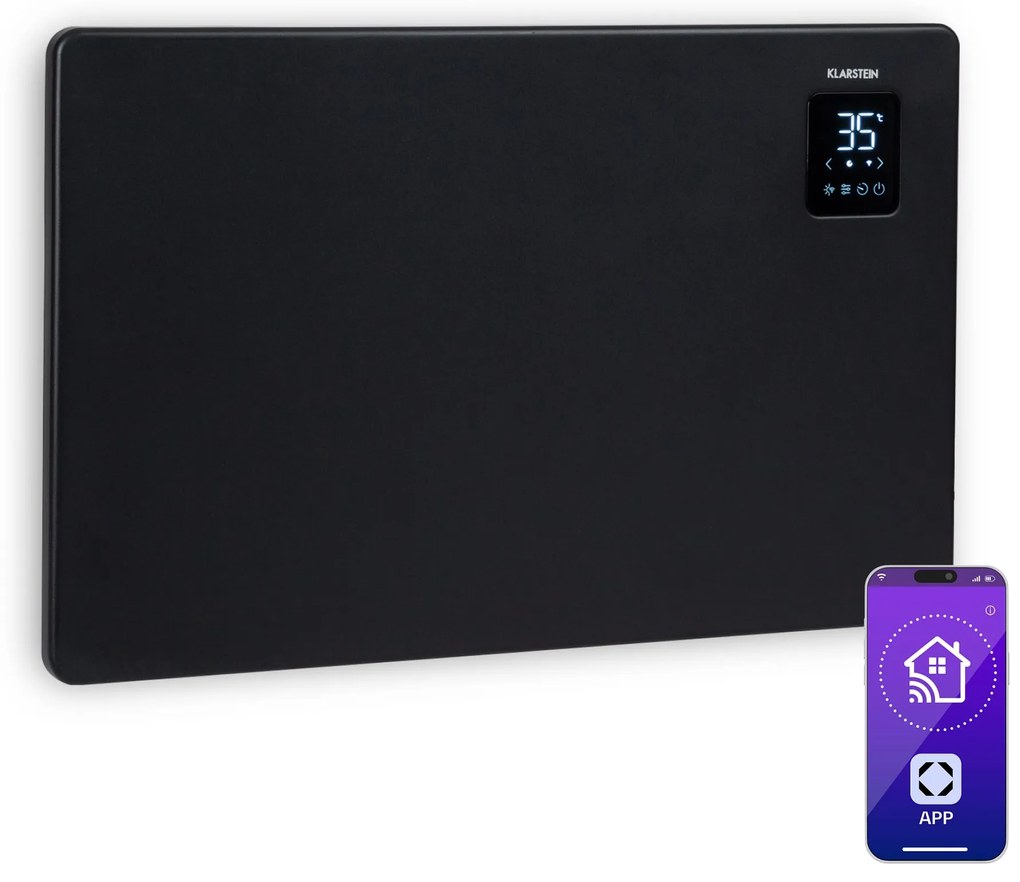 Klarstein Bansin Smart 1500, konvektor, 1500 W, ovládanie cez aplikáciu