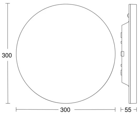 Steinel- LED Stmievateľné svietidlo so senzorom RSPROR10BASIC 8,5W/230V 4000K IP40