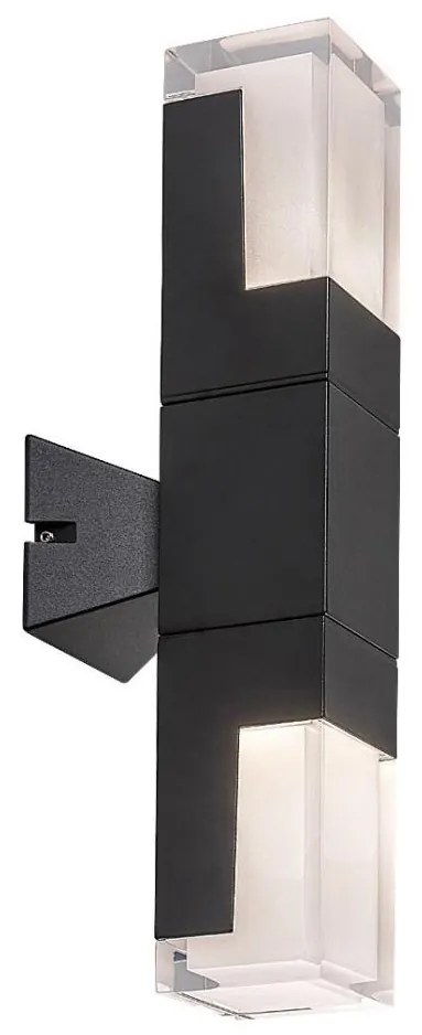 Rabalux 77127 - LED Vonkajšie nástenné svietidlo DARVAS LED/12W/230V IP54 RL77127
