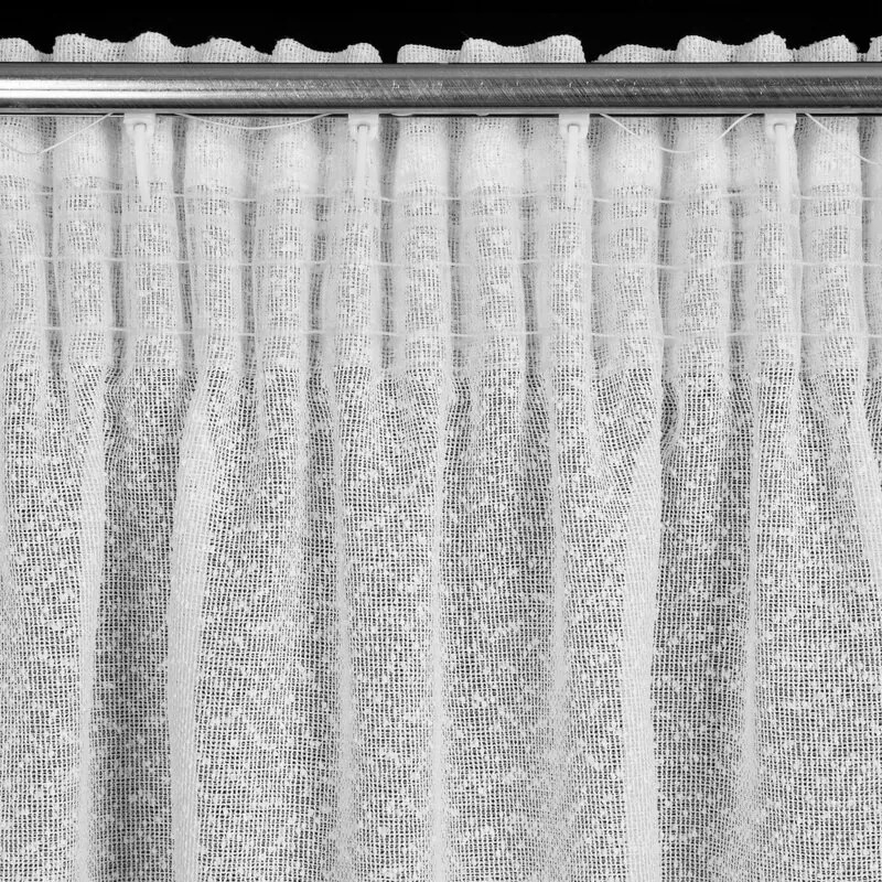 HOTOVÁ ZÁCLONA RAIN NA PÁSKE 140X270 CM BIELA