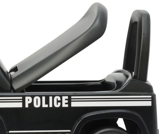 Odrážadlo Mercedes-Benz Actros policajné auto čierne