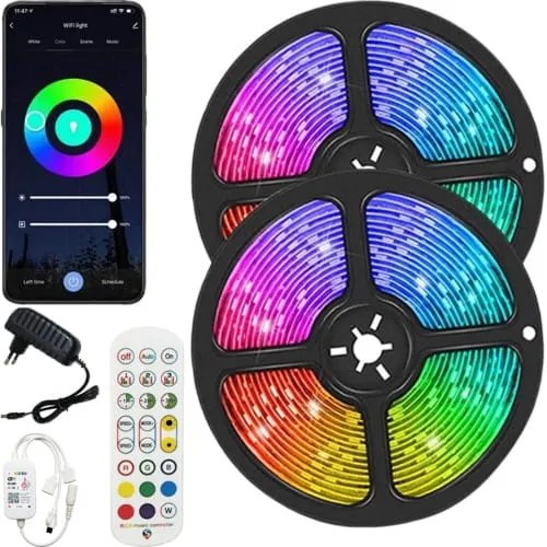 BERGE Súprava LED pásikov 20m RGB Smart WIFI MOBILE