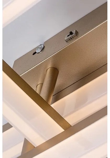 Rabalux 71384 - LED Stropné svietidlo AMILIA LED/22W/230V 3000/4000/6500K zlatá