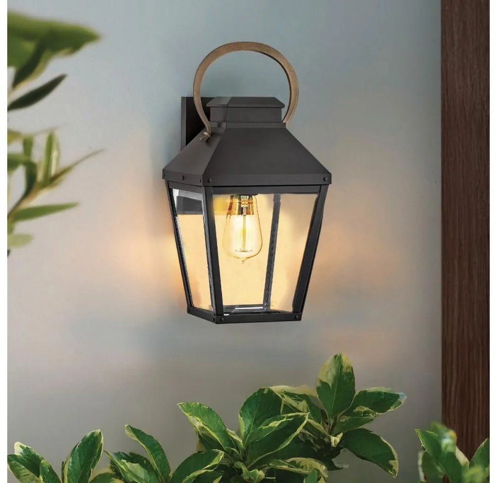 Hinkley HK-DAWSON-M - Vonkajšie nástenné svietidlo DAWSON M 1xE27/60W/230V IP44