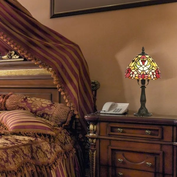 Rabalux 8089 - Tiffany vitrážová stolná lampa MIRELLA 1xE14/40W/230V