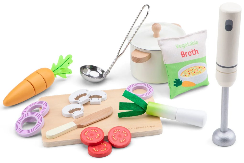 Súprava potravín na prípravu polievky