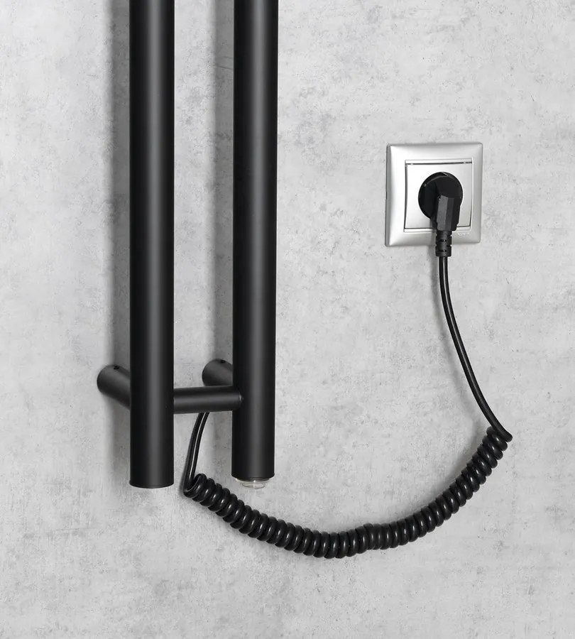 Sapho Sapho, PAPINADO elektrický sušiak uterákov, 109x1200mm, 40W, čierna mat, ER340