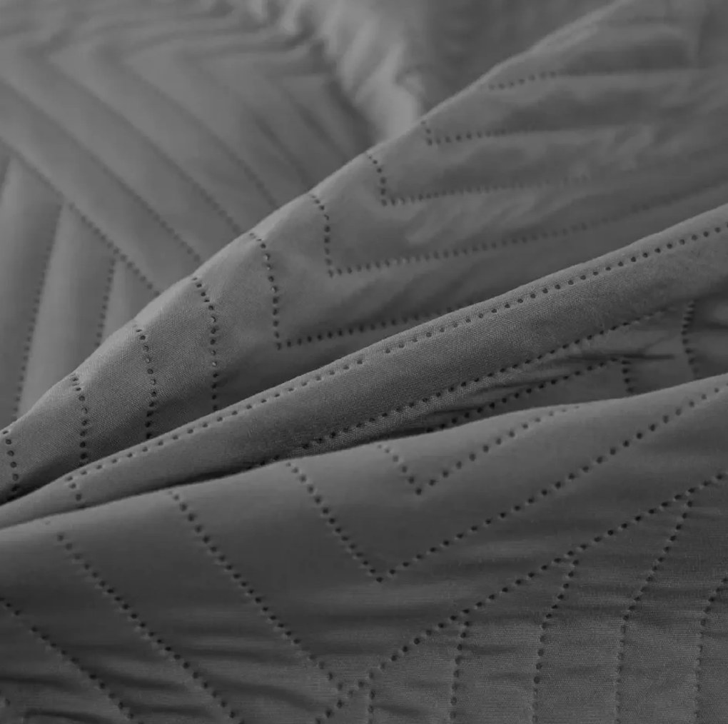 Prehoz na posteľ CALDERA, sivý Rozmer: 170 x 210 cm