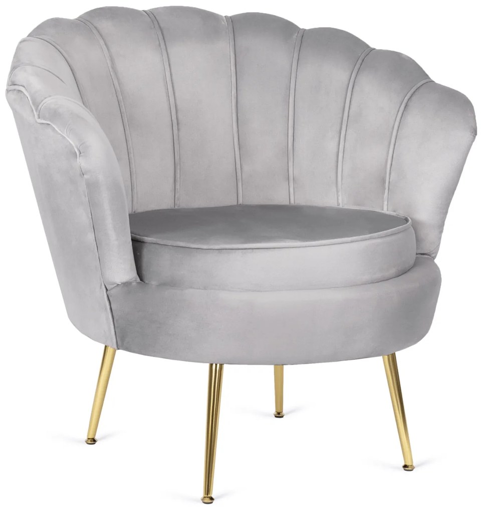 PROXIMA.store - Elegantné čalúnené kreslo GRAND FARBA: krémová