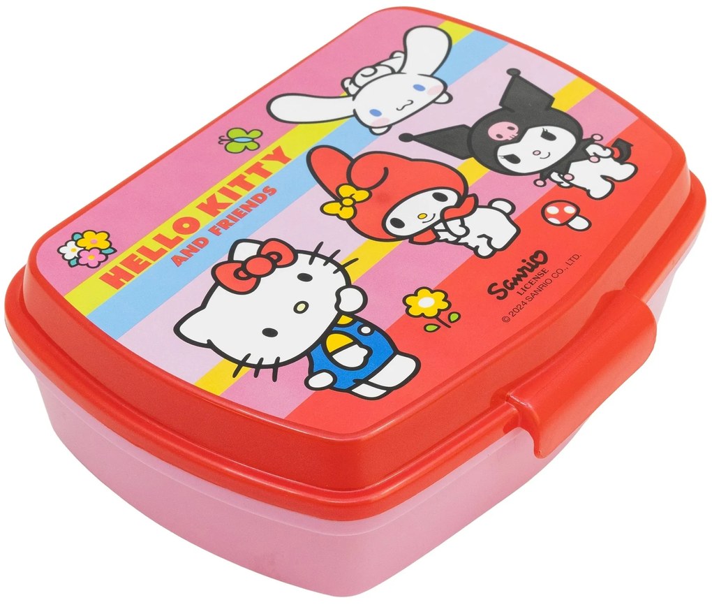 Box na desiatu Hello Kitty a jej priatelia | Bez obsahu BPA