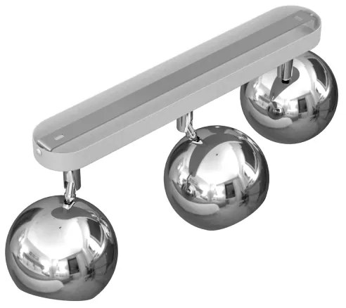 Bodové svietidlo COMET 3xGU10/8W/230V biela/lesklý chróm