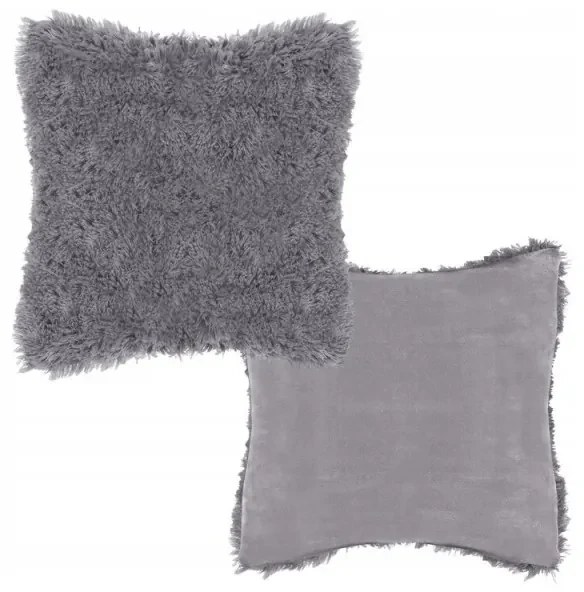 SPRINGOS Obliečka na vankúš 40x40 cm SPRINGOS DOWNY tmavo šedá
